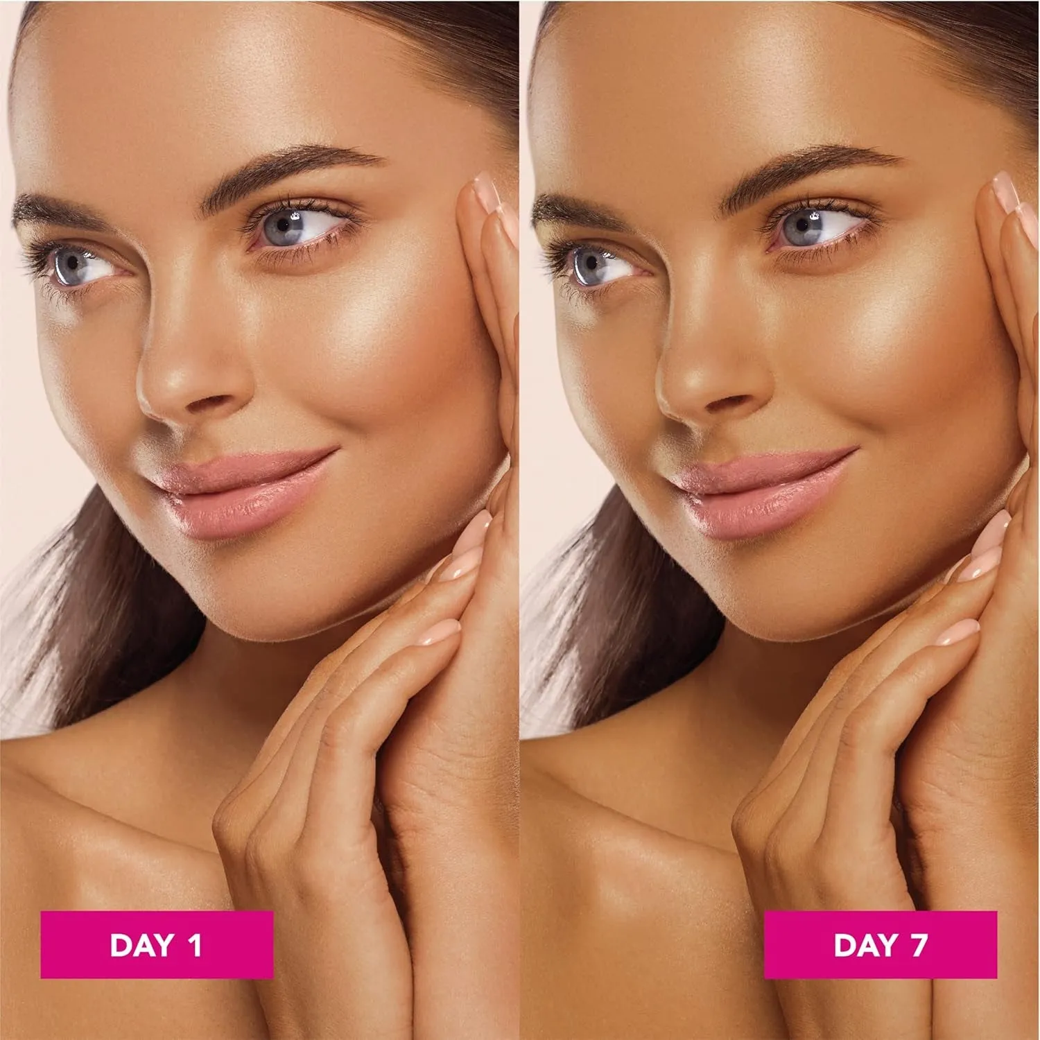 Natural Glow Self Tanner Face Moisturizer, SPF 20 Facial Sunscreen, Medium to Deep Skin Tone, Sunless Tanning, Oil Free, Broad Spectrum Protection UVA and UVB, 2 Oz (Packaging May Vary)