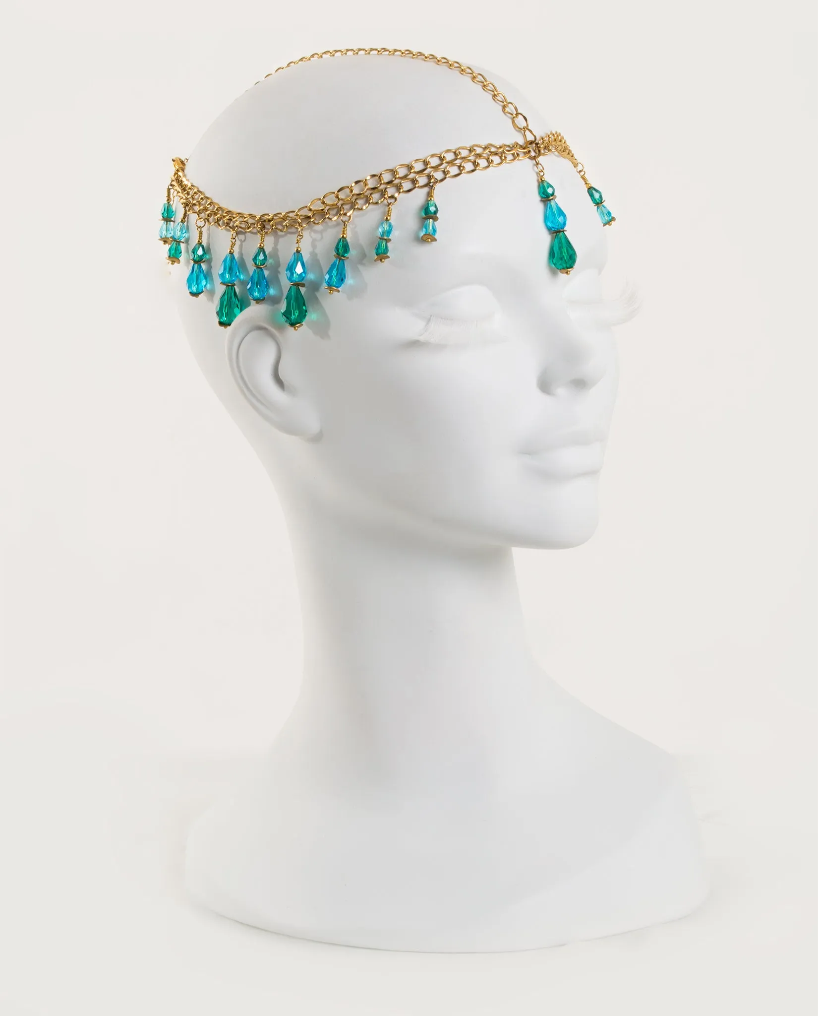 Nereides of the Sea • Teardrop Crystal Headdress