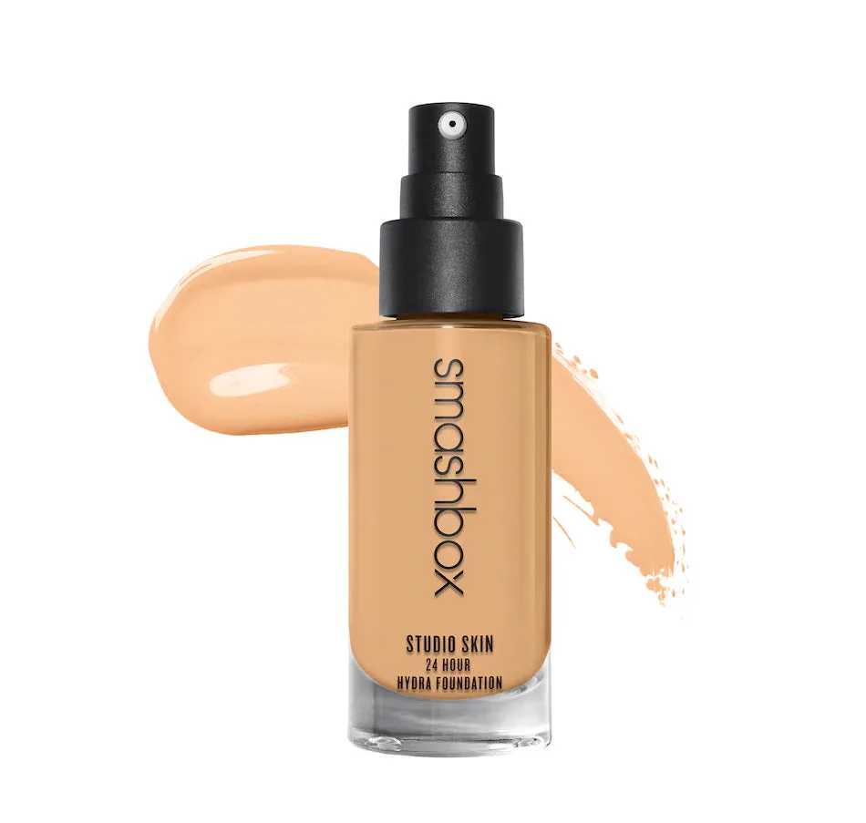 NEW Smashbox Studio Skin 24 Hour Wear Hydrating Foundation - 2.22 skin tone Light-Medium, undertone neutral olive,  Women Foundation 1 oz Retails $50 