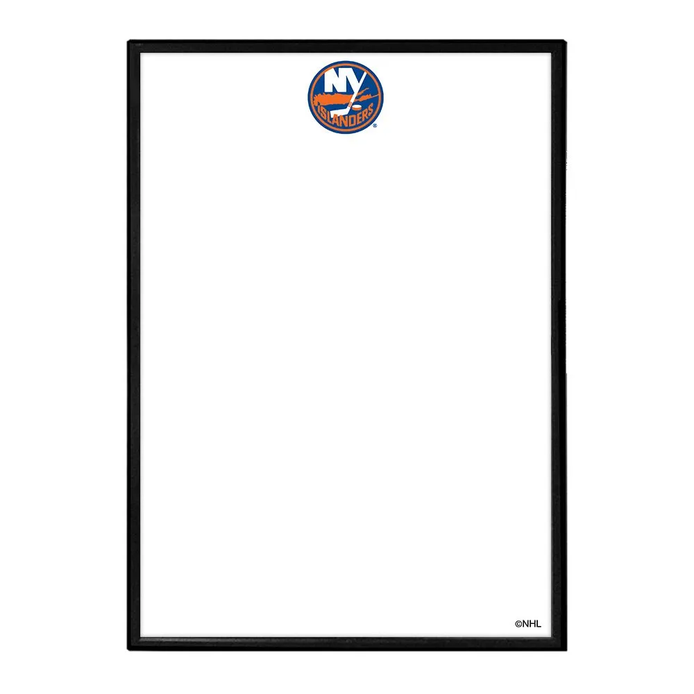 New York Islanders: Framed Dry Erase Board