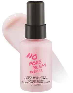 No Pore Blem Primer, 1.01 Fl.Oz(30Ml) - Face Makeup Primer, Big Pores Perfect Cover, Skin Flawless and Glowing, Instantly Smoothes Lines, Long Lasting Makeup'S Staying