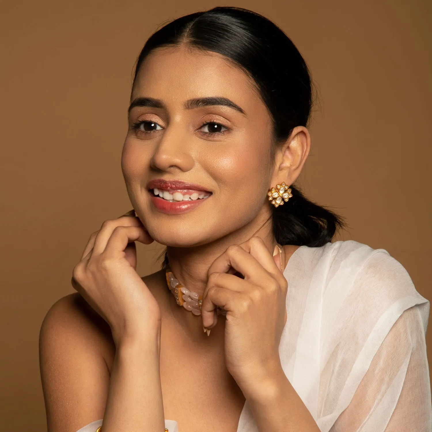 Noor Ear Studs Gold
