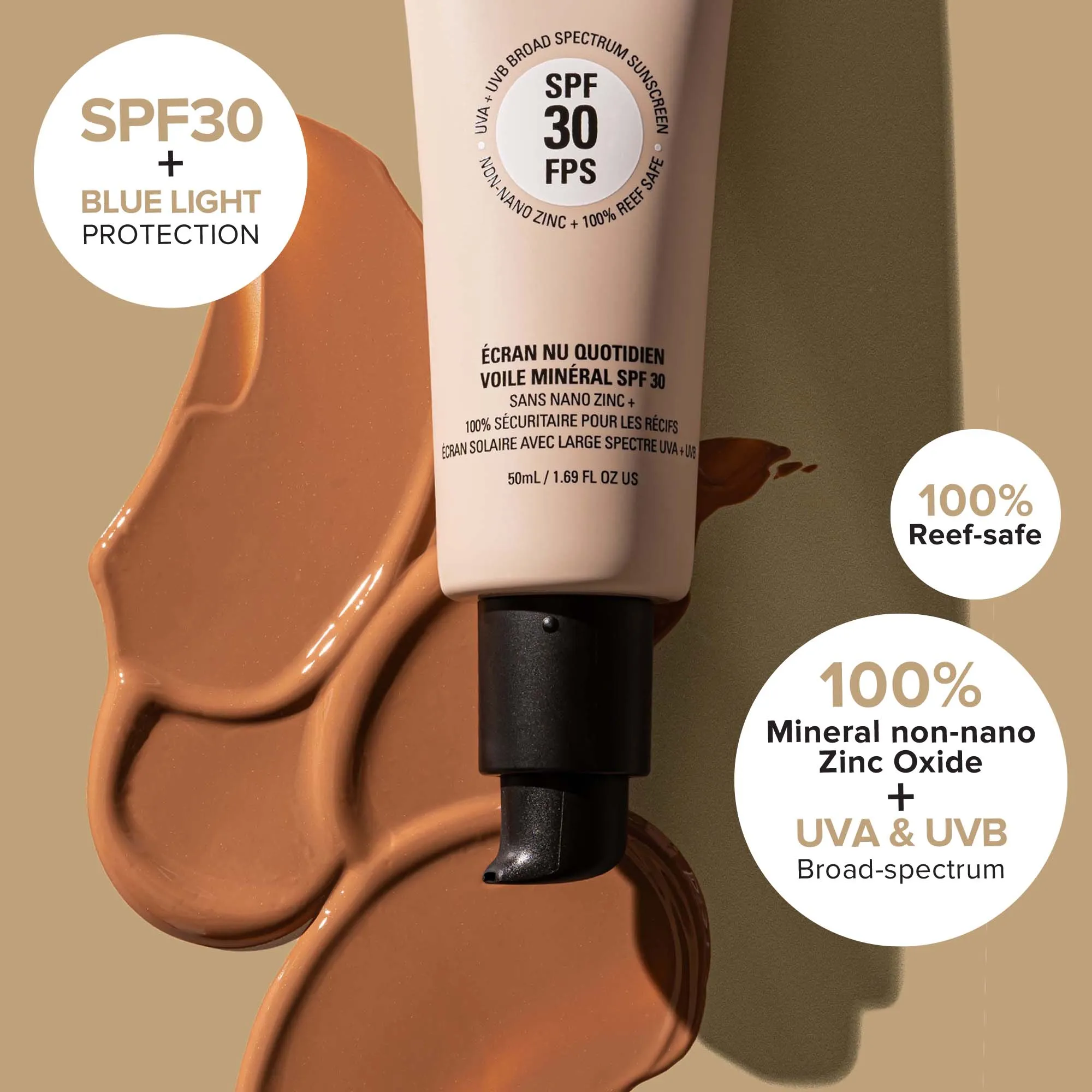 NUDESKIN Nudescreen Daily Mineral Veil SPF 30