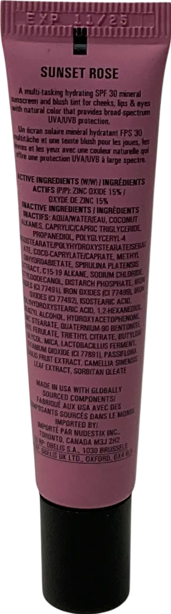 Nudestix Nudescreen Blush Tint Spf 30 Sunset Rose 15ml