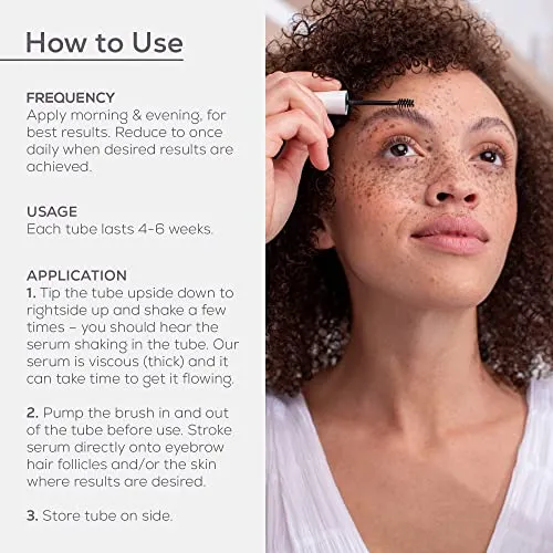 NULASTIN Brow Serum - Follicle Fortifying Conditioner | Eyebrow Treatment with Elastin — Promotes Appearance of Fuller, Thicker Looking Brows
