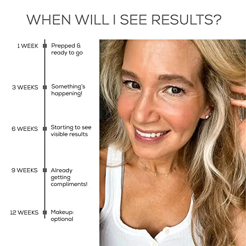 NULASTIN Lash & Brow Serum - Follicle Fortifying Conditioner | Eyelash & Eyebrow Enhancers Treatment with Elastin — Promotes Appearance of Fuller, Thicker Looking Lashes & Brows, Safe for Extensions