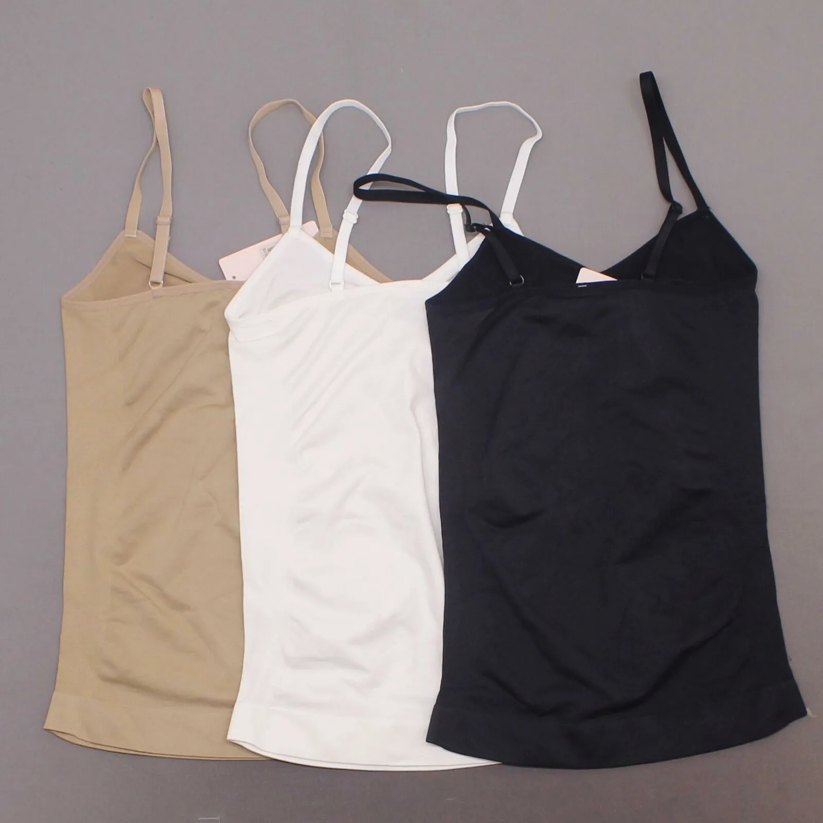 NWT Nearly Nude LOT OF 3 Smoothing Contouring Camisole Cami. 633582 XL/1X