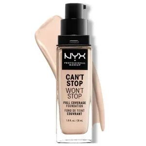 NYX Can't Stop Won't Stop Full Coverage Foundation - 1.3 Light Porcelain