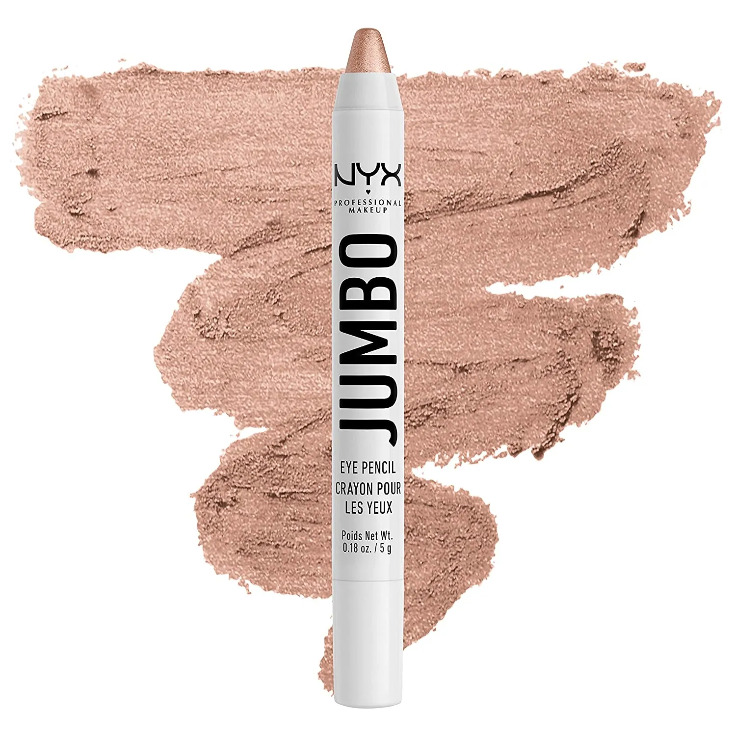 NYX PROFESSIONAL MAKEUP Jumbo Eye Pencil, Eyeshadow & Eyeliner Pencil - Milk (Packaging May Vary)