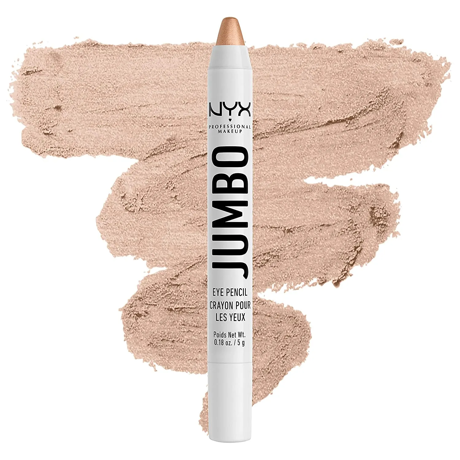 NYX PROFESSIONAL MAKEUP Jumbo Eye Pencil, Eyeshadow & Eyeliner Pencil - Milk (Packaging May Vary)