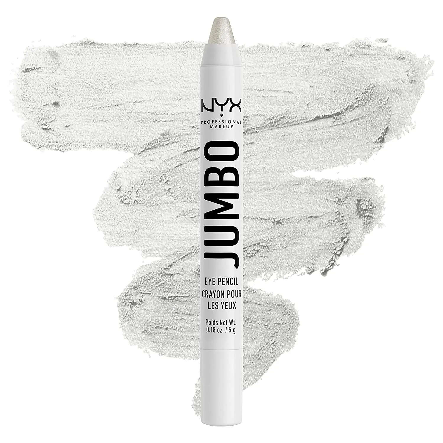 NYX PROFESSIONAL MAKEUP Jumbo Eye Pencil, Eyeshadow & Eyeliner Pencil - Milk (Packaging May Vary)