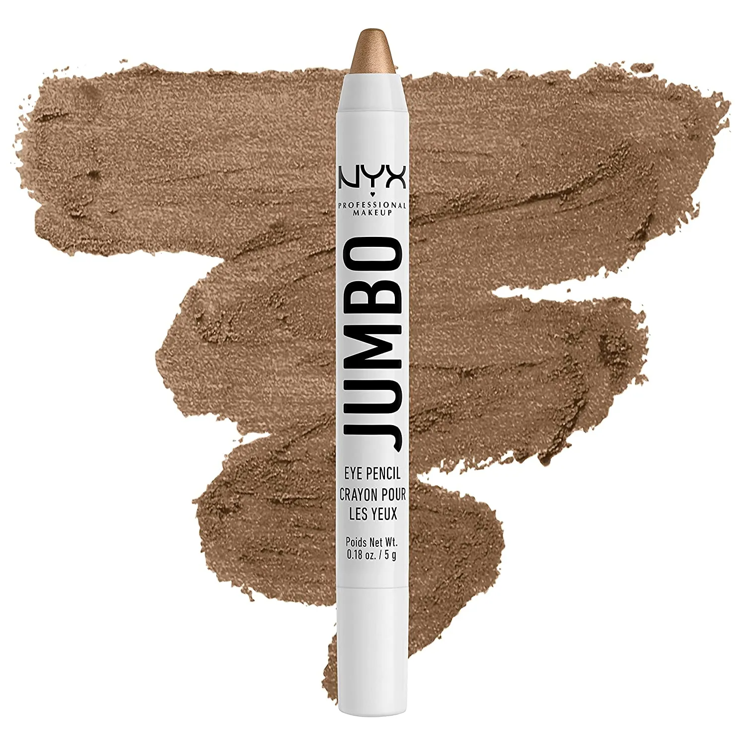 NYX PROFESSIONAL MAKEUP Jumbo Eye Pencil, Eyeshadow & Eyeliner Pencil - Milk (Packaging May Vary)