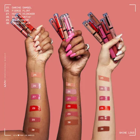 Nyx Shine Loud High Shine Lip Color Lip Gloss - Assorted
