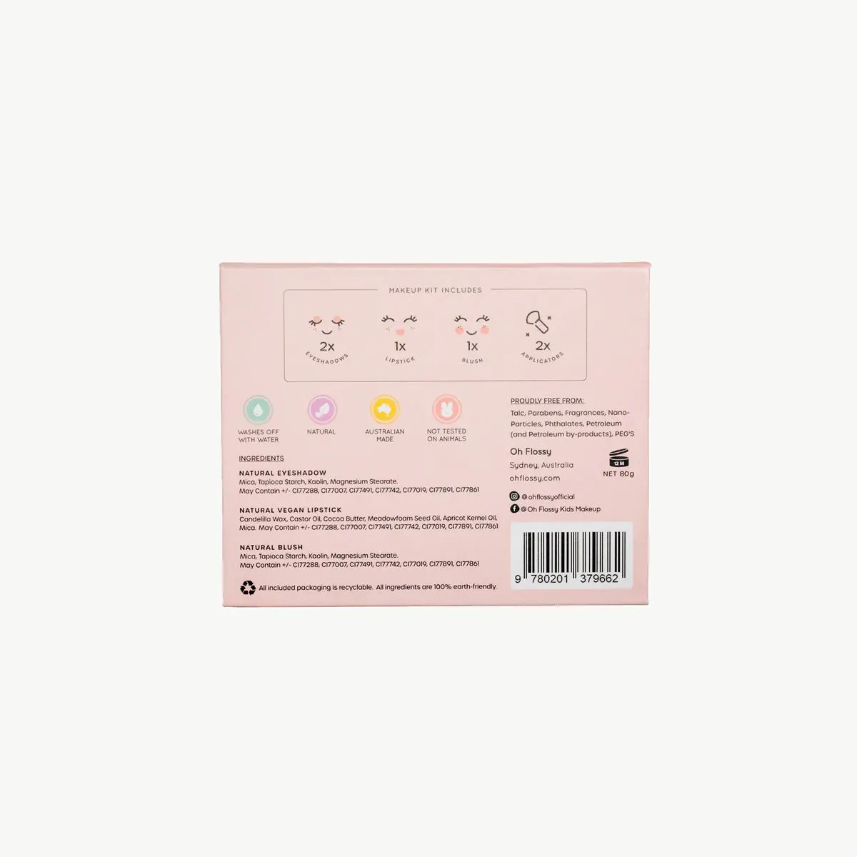 Oh Flossy 5 Mini Make-up set