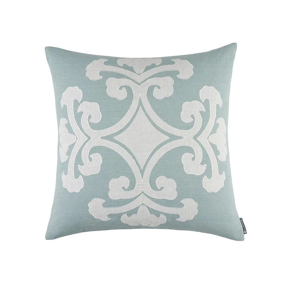 Olivia Square Pillow Spa White 24X24 (Insert Included)