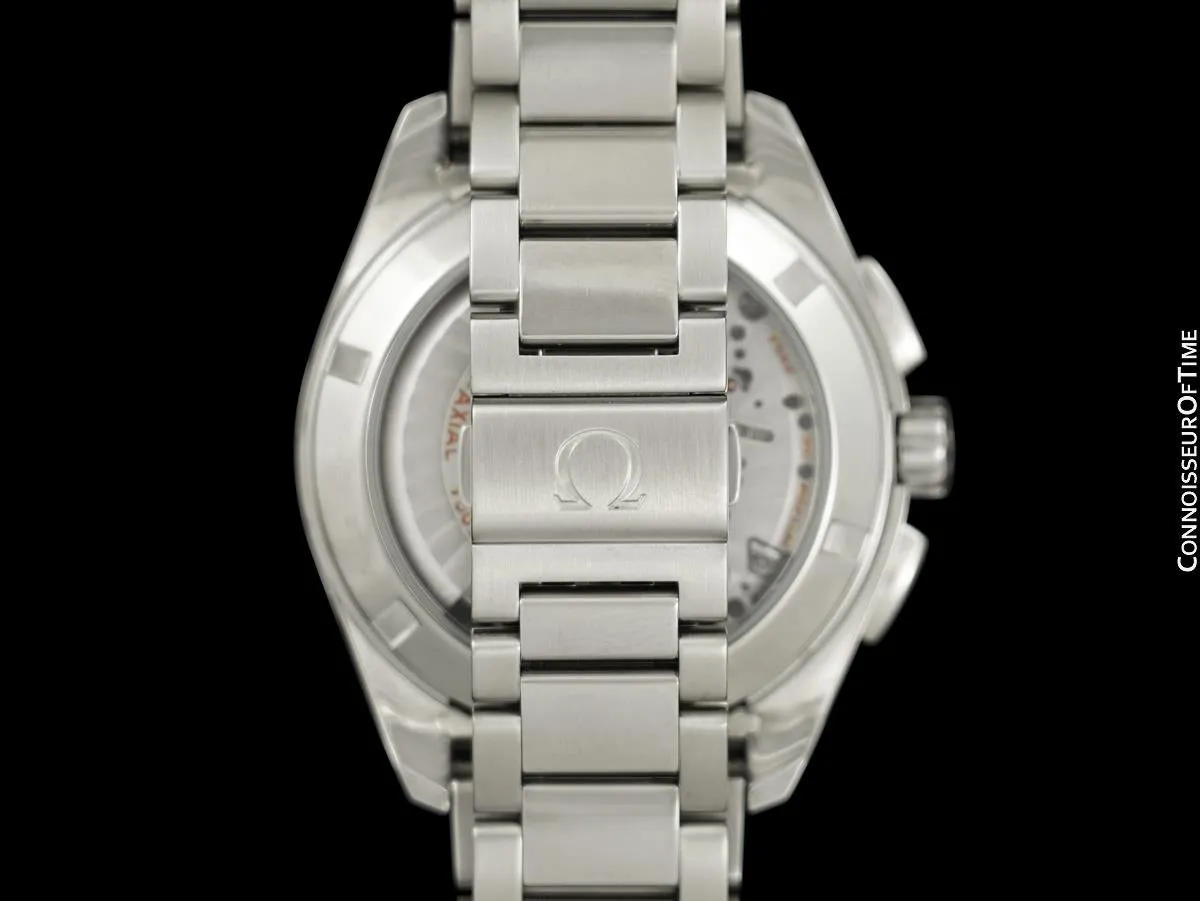 Omega Seamaster Aqua Terra Co-Axial Chronometer Chronograph GMT Mens Watch - Stainless Steel
