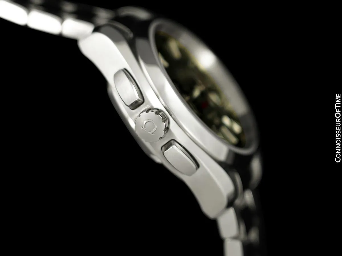 Omega Seamaster Aqua Terra Co-Axial Chronometer Chronograph GMT Mens Watch - Stainless Steel