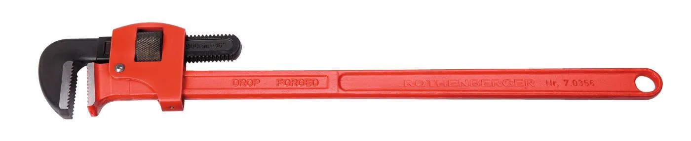 One-handed pipe wrench Stillson