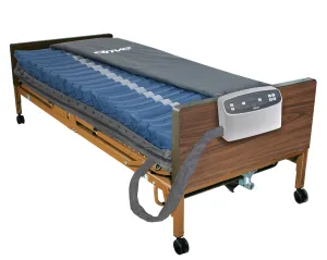Overlay Mattress System Med-Aire  2 Sizes 8" Low Air Loss A.P. 450lb Capacity by Drive