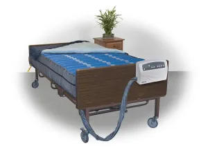 Overlay Mattress System Med-Aire   3 Sizes 10" Bariatric A.P. Low Air Loss 750lb  by Drive
