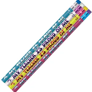 #P942 / #P943 My Teacher is Proud of Me Metallic Lead Pencils