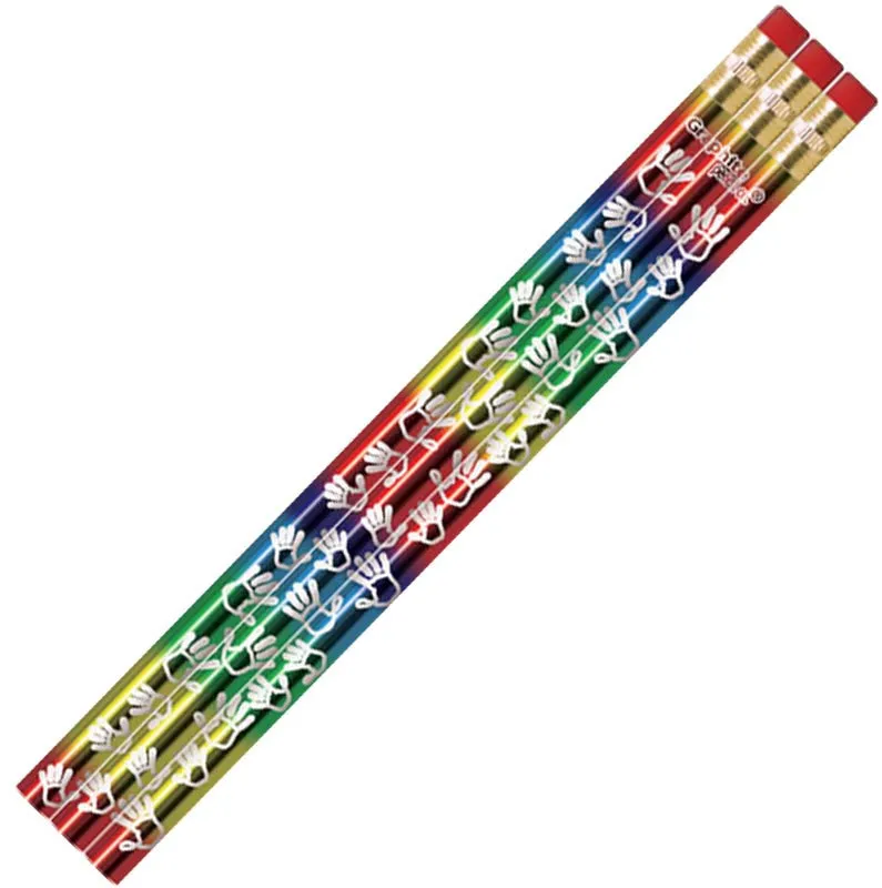 #P965 / #P966 Handprints Metallic Lead Pencils