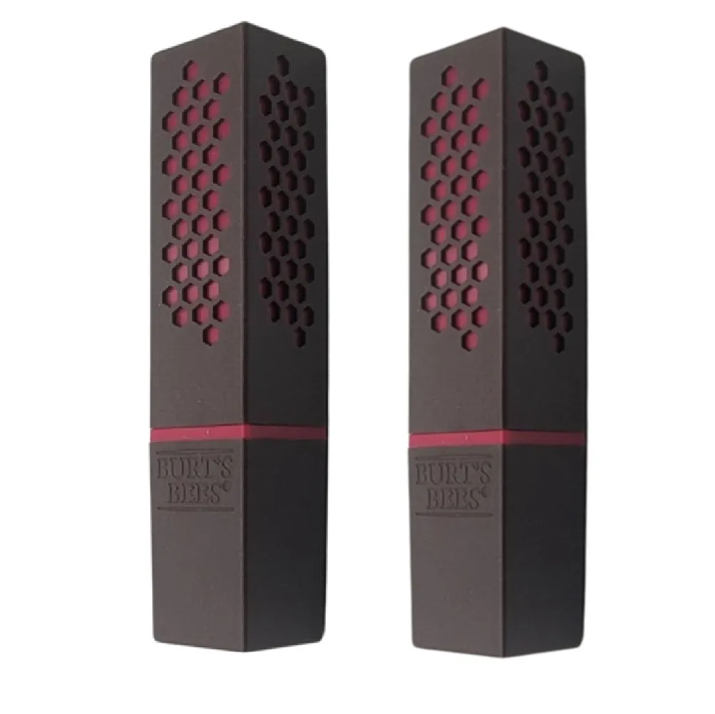 Pack of 2 Burt's Bees Satin Lipstick, Magenta Rush 511