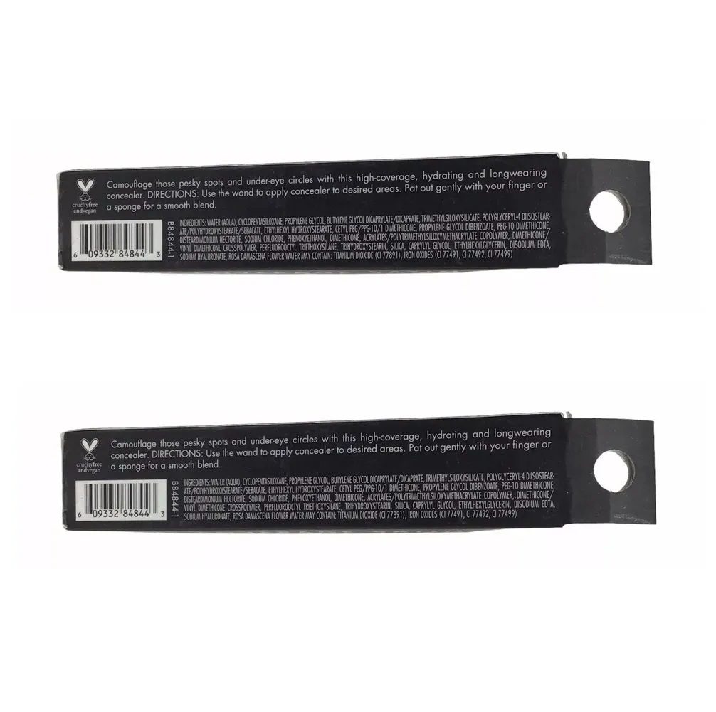 Pack of 2 E.l.f. Hydrating Camo Concealer, Rich Ebony 84844