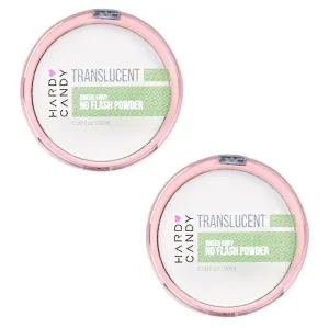 Pack of 2 Hard Candy Sheer Envy No Flash Powder, Translucent 1795