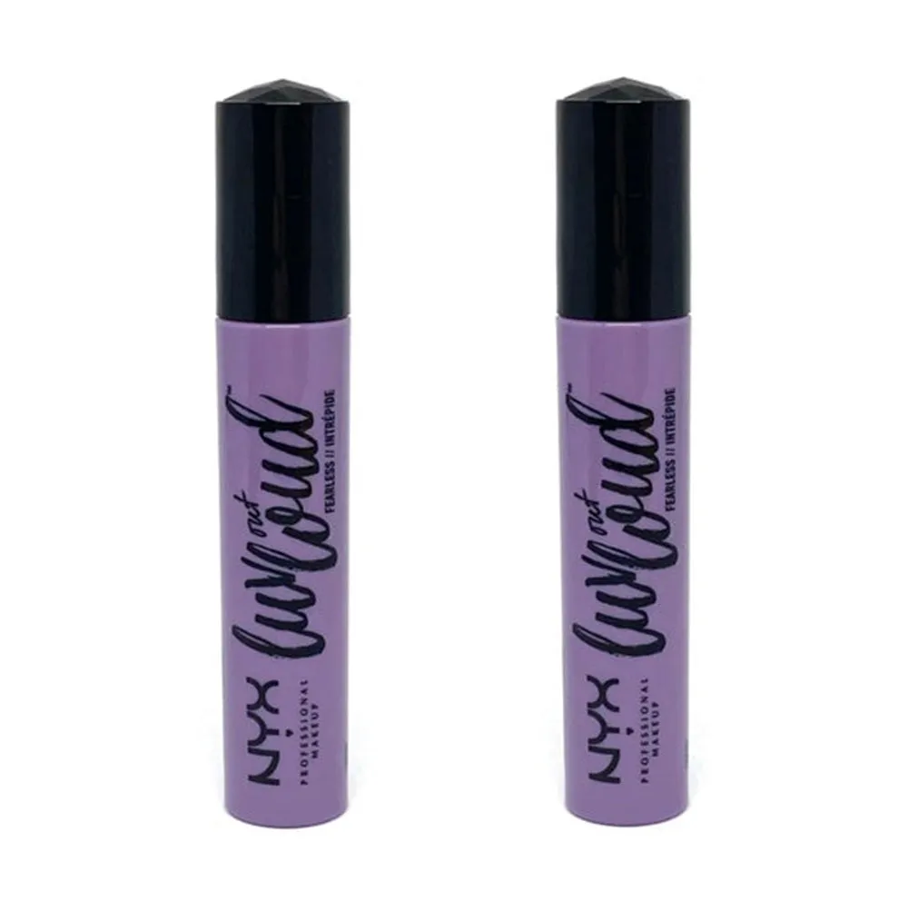 Pack of 2 NYX Luv Out Loud Cream Lipstick, Fearless LOL01