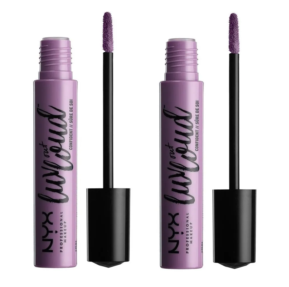 Pack of 2 NYX Luv Out Loud Cream Lipstick, Fearless LOL01