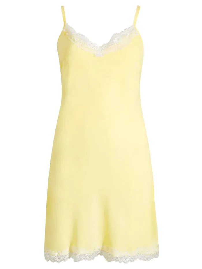 Parasol Rose Jeanie Crepe de Chine Silk Chemise