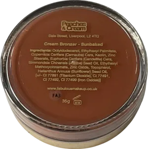 peaches and cream Cream Bronzer Sunbaked 35g