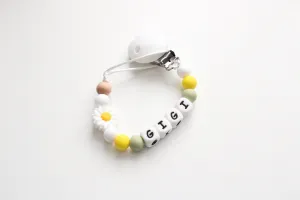 Personalised Daisy Dummy clip