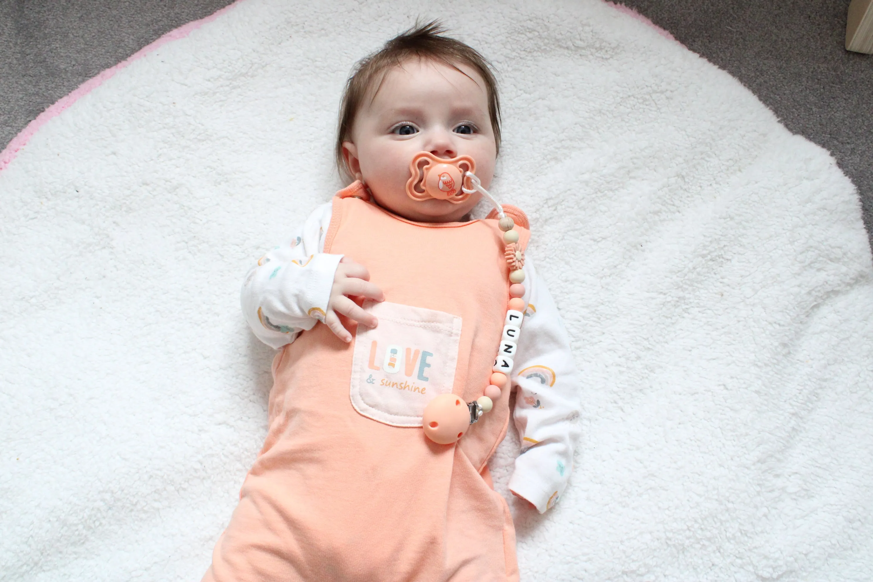 Personalised Daisy Dummy clip