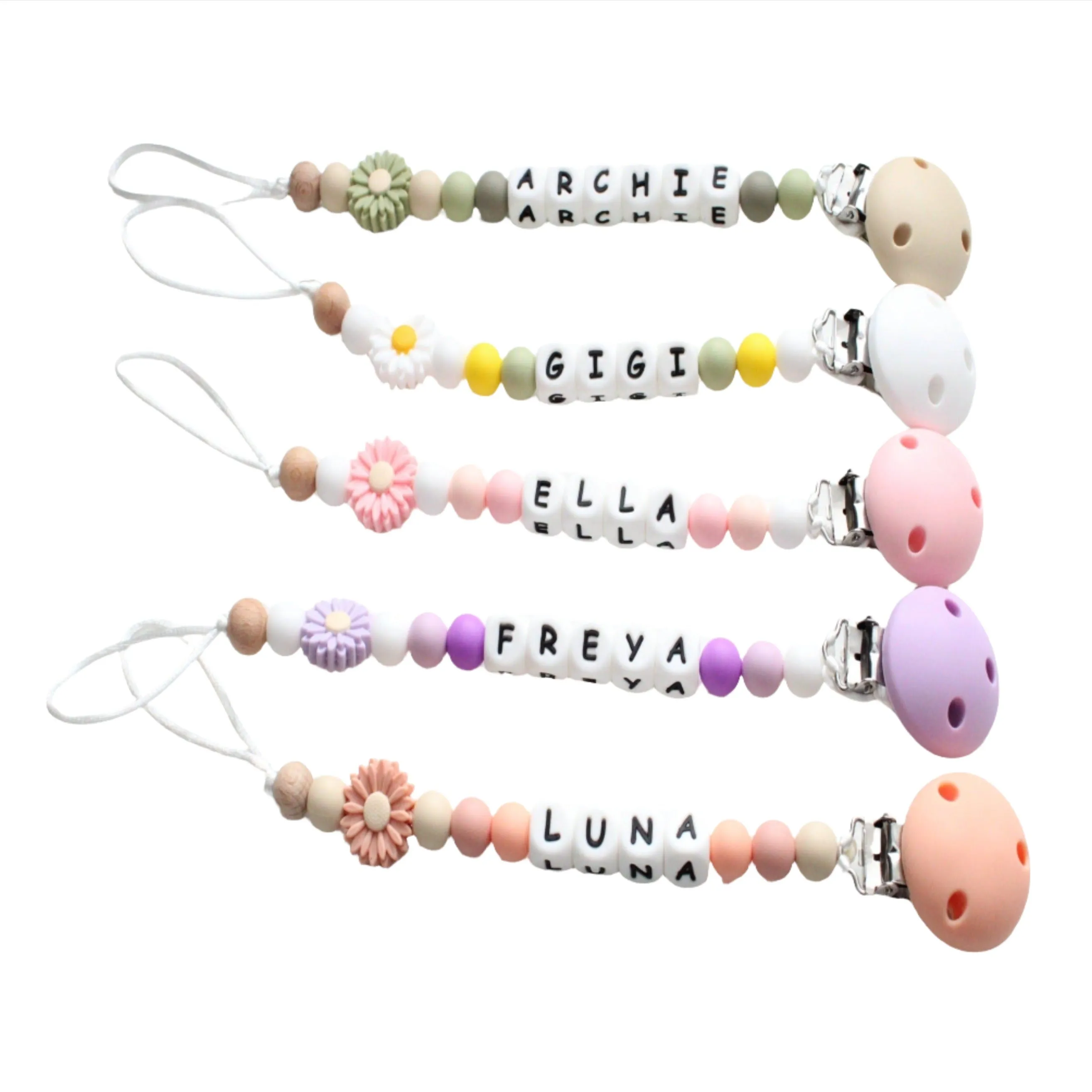 Personalised Daisy Dummy clip