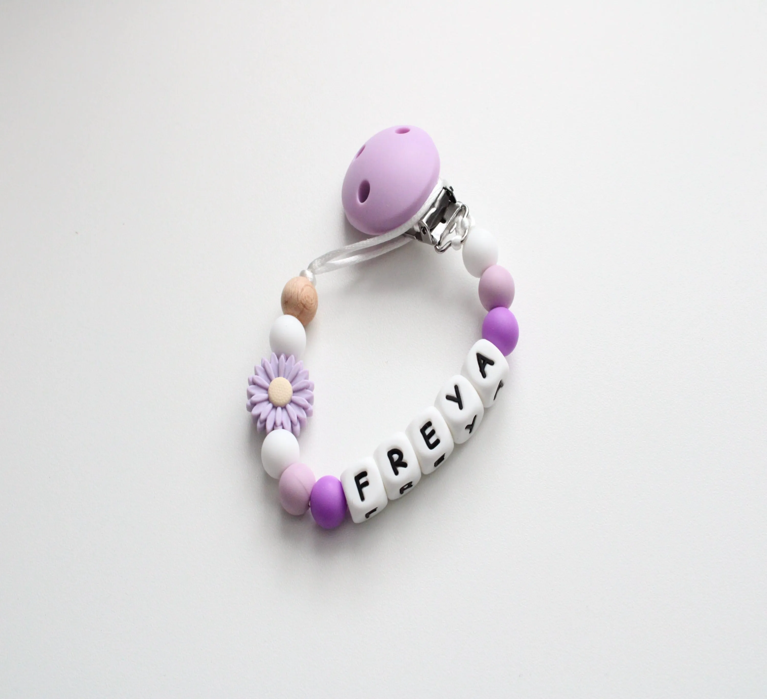 Personalised Daisy Dummy clip