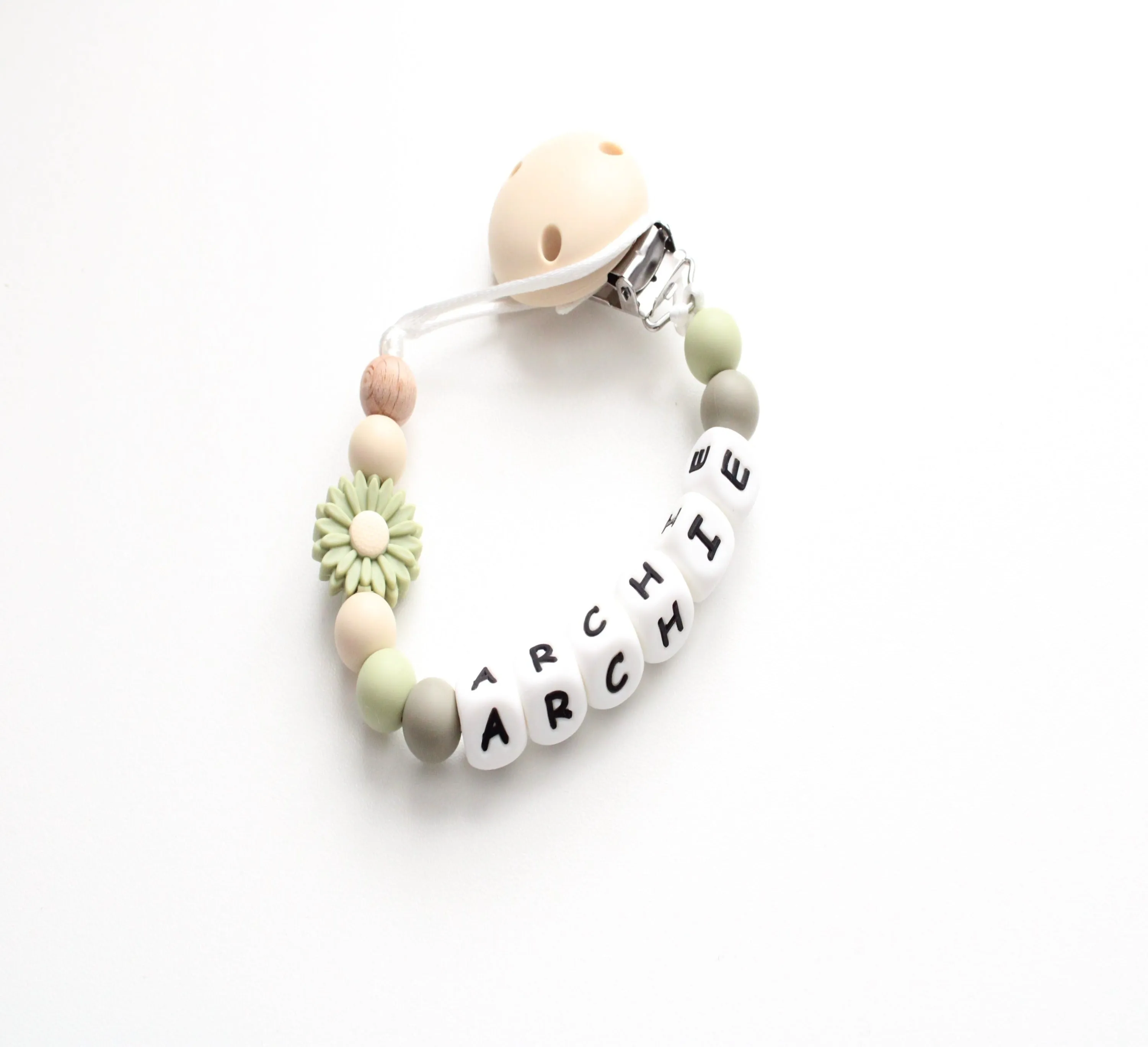 Personalised Daisy Dummy clip