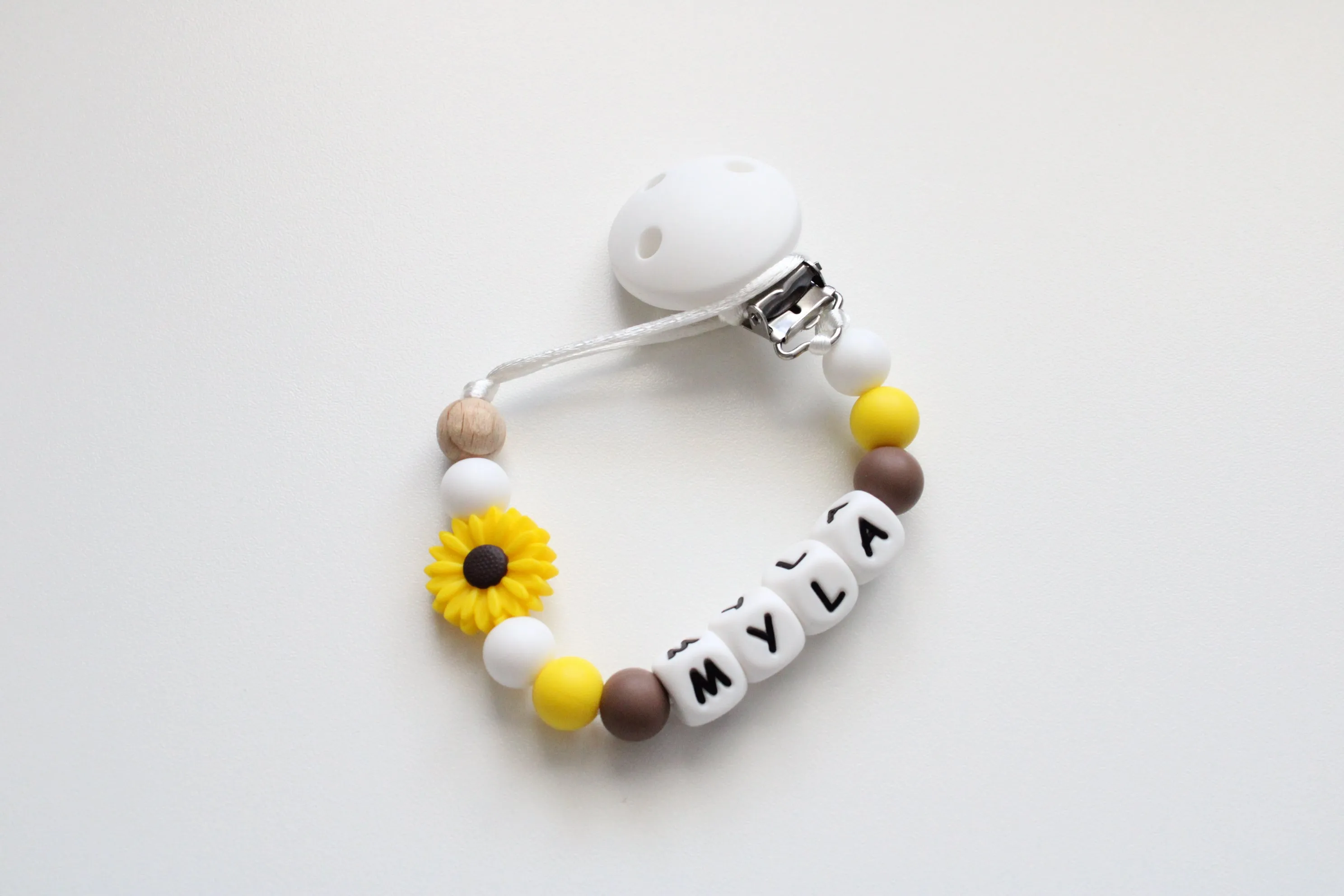 Personalised Daisy Dummy clip