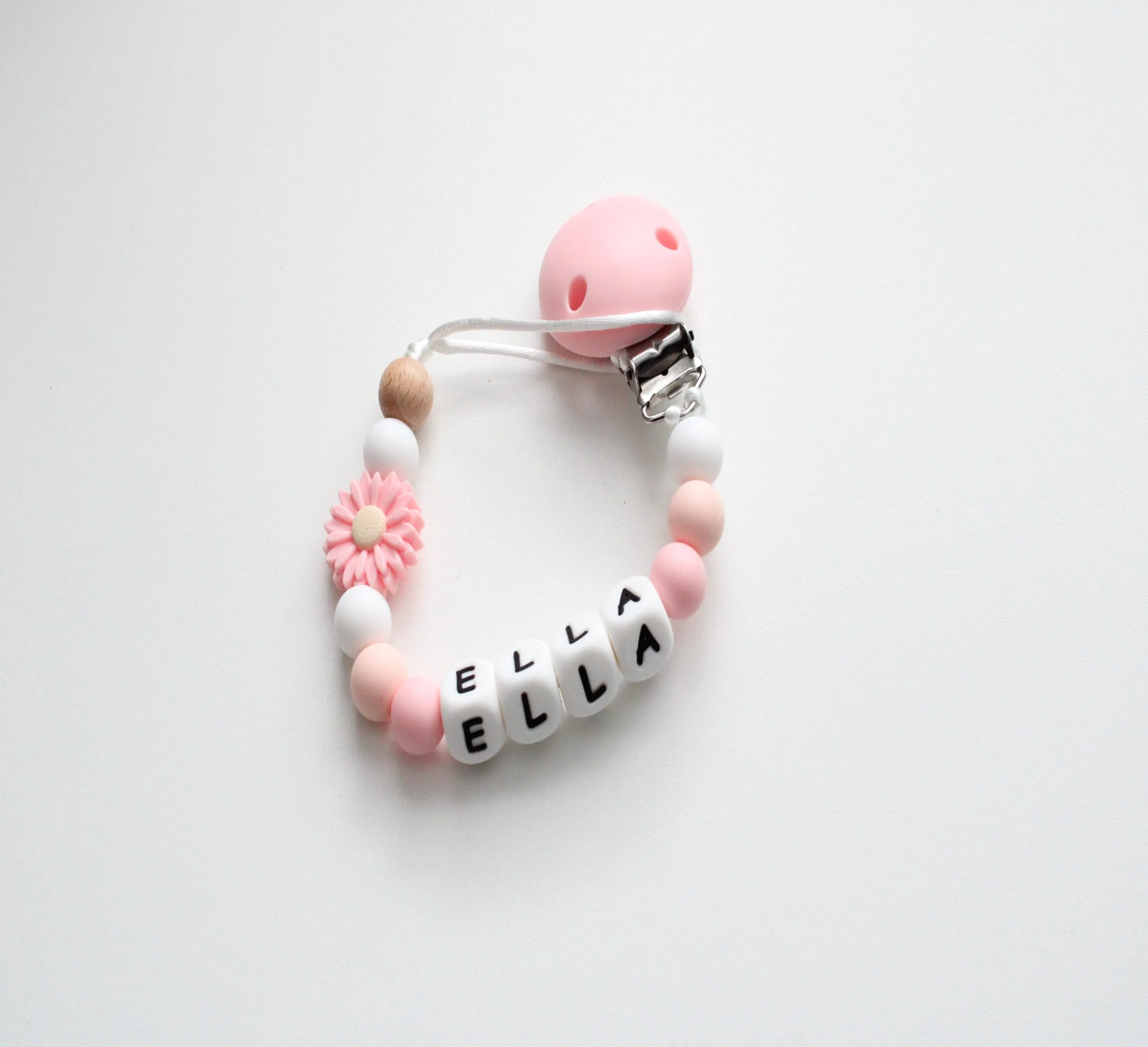 Personalised Daisy Dummy clip