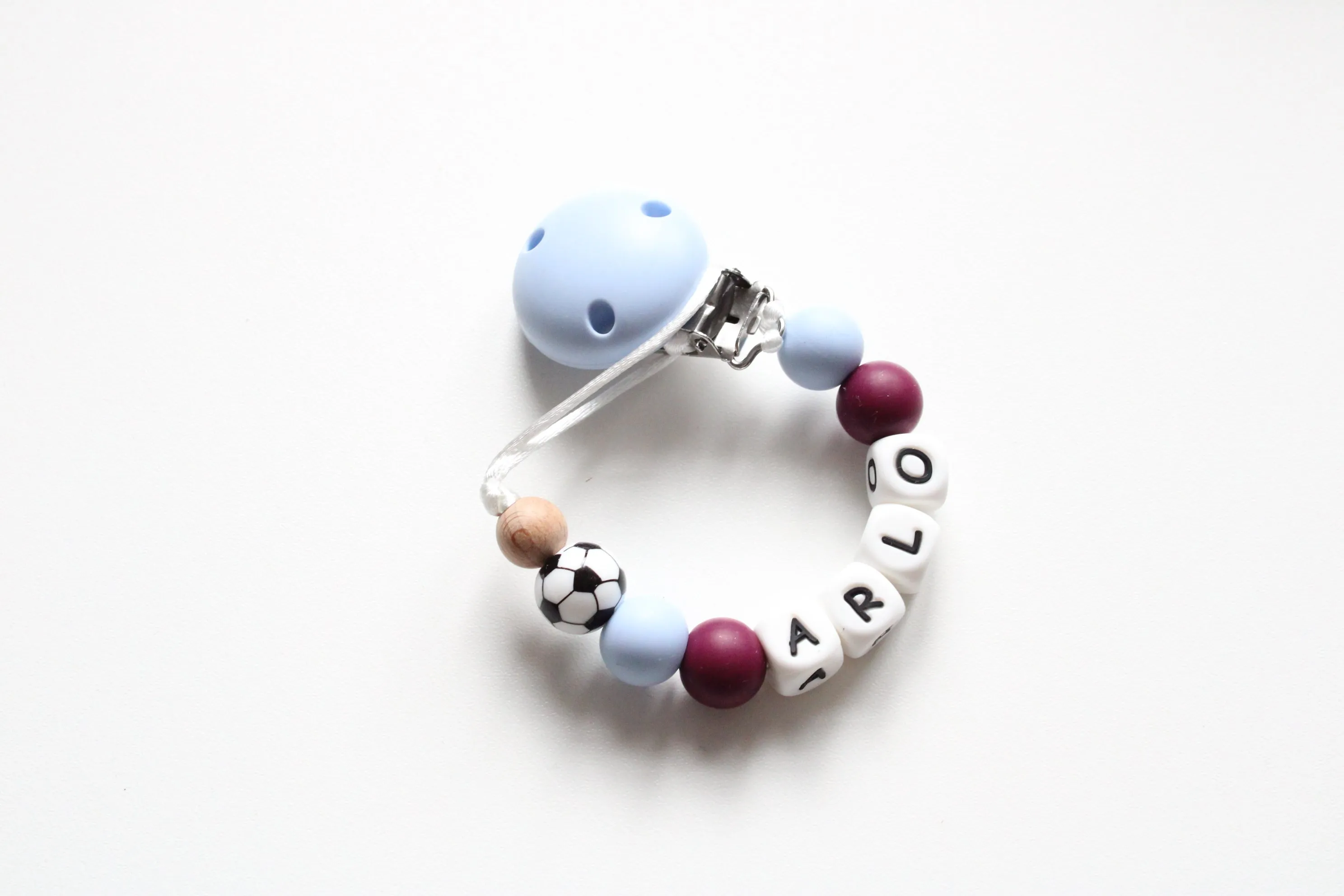Personalised Football Dummy clip