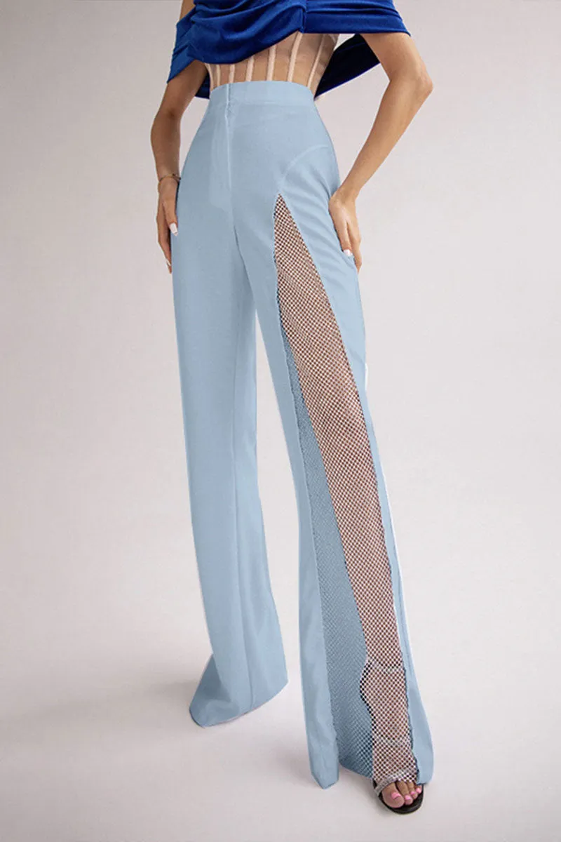 PH751 Mesh Shimmer Pencil Pants