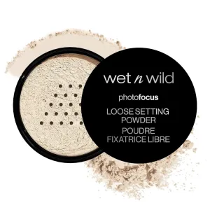 Photo Focus Loose Baking Setting Powder, Highlighter Makeup, Fair to Medium & Tan Skin Tones, Translucent