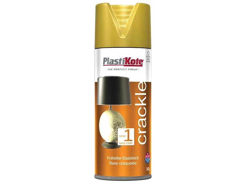 Plastikote Crackle Touch Spray Gold Base Coat 400Ml