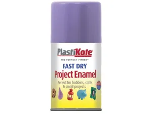Plastikote Fast Dry Enamel Aerosol Lavender 100Ml