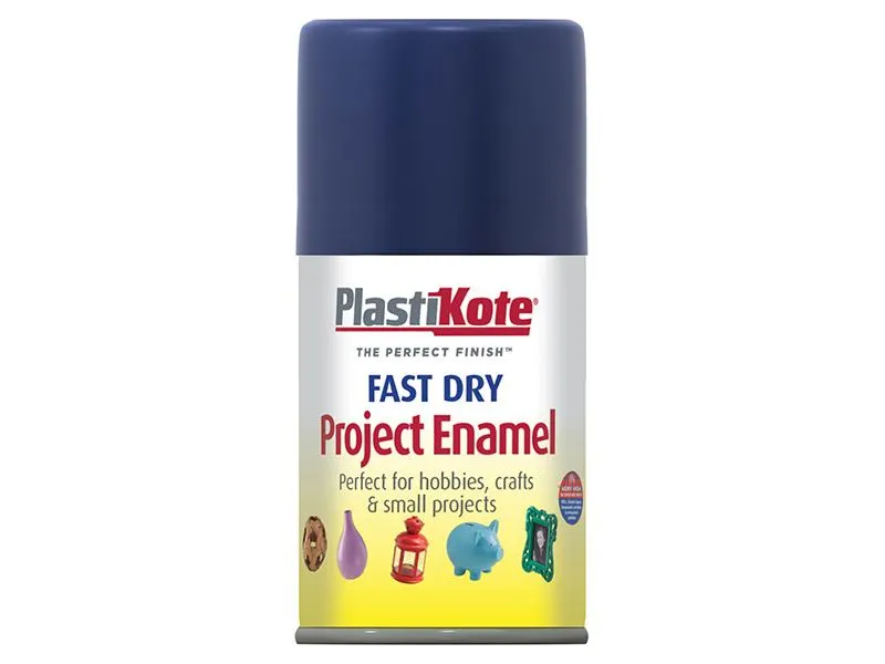 Plastikote Fast Dry Enamel Aerosol Night Blue 100Ml