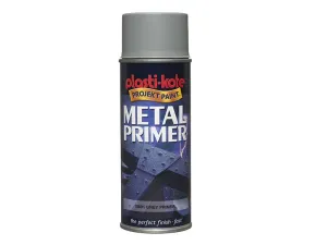 Plastikote Metal Primer Spray Grey 400Ml