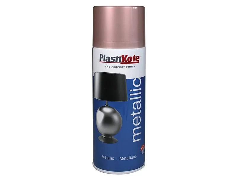 Plastikote Metallic Spray Rose Gold 400Ml