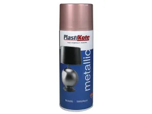 Plastikote Metallic Spray Rose Gold 400Ml