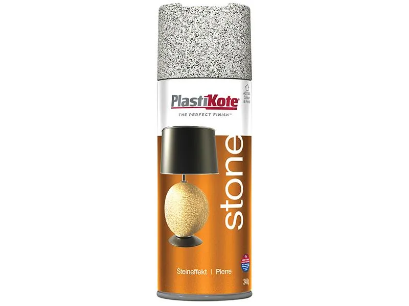 Plastikote Stone Touch Spray Gotham Grey 400Ml